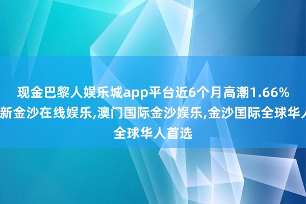 现金巴黎人娱乐城app平台近6个月高潮1.66%-澳门新金沙在线娱乐,澳门国际金沙娱乐,金沙国际全球华人首选