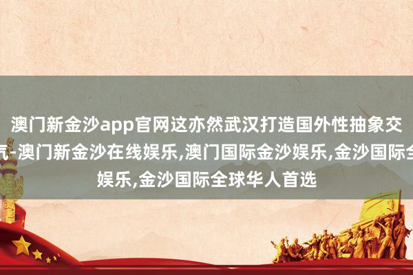 澳门新金沙app官网这亦然武汉打造国外性抽象交通重要的底气-澳门新金沙在线娱乐,澳门国际金沙娱乐,金沙国际全球华人首选